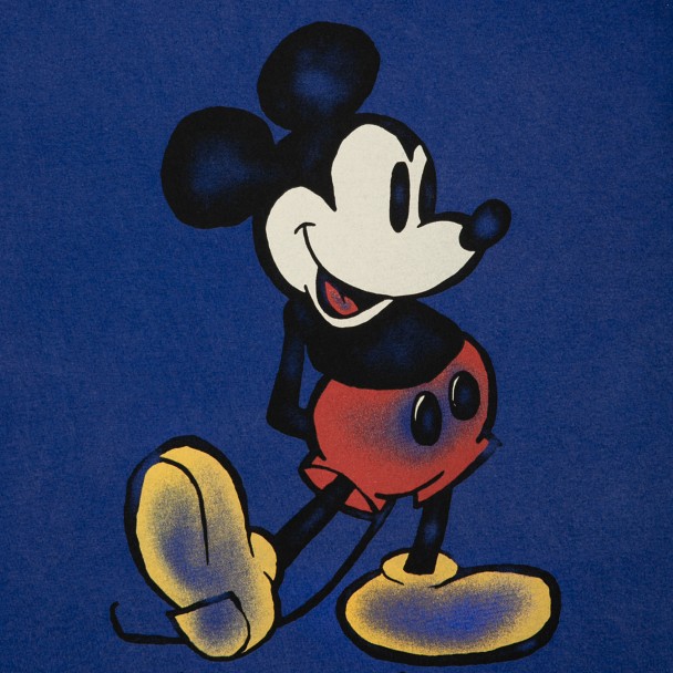 Mickey Mouse V-Neck T-Shirt for Women – Disneyland – Navy