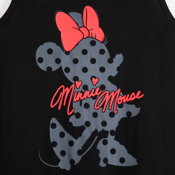 Disney Minnie Mouse v neck lacy tank top sz XL 772