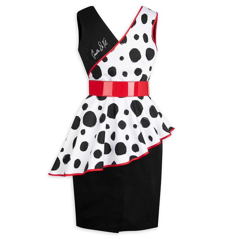 Cruella De Vil Cocktail Dress for Adults – 101 Dalmatians