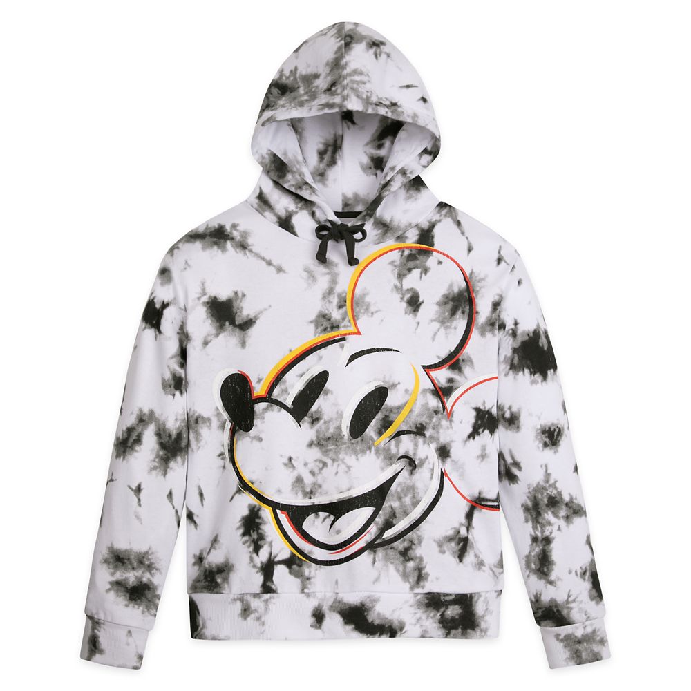 Mickey Mouse Tie Dye Pullover Hoodie for Adults – Walt Disney World – Black