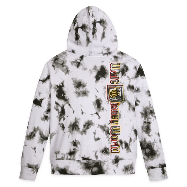 Mickey Mouse Tie-Dye Pullover Hoodie for Adults – Walt Disney World – Black