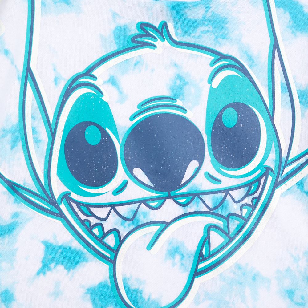 Stitch Tie Dye Pullover Hoodie for Adults – Walt Disney World – Blue