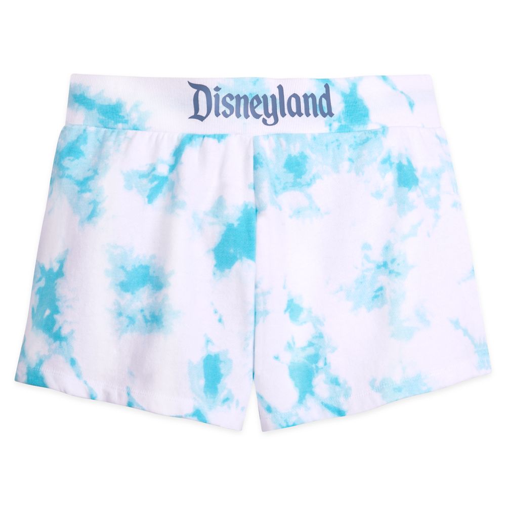 Disneyland Tie Dye Shorts for Adults – Blue