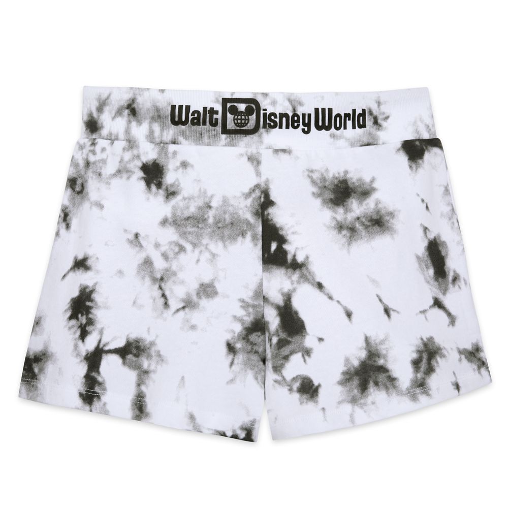 Walt Disney World Tie Dye Shorts for Adults – Black