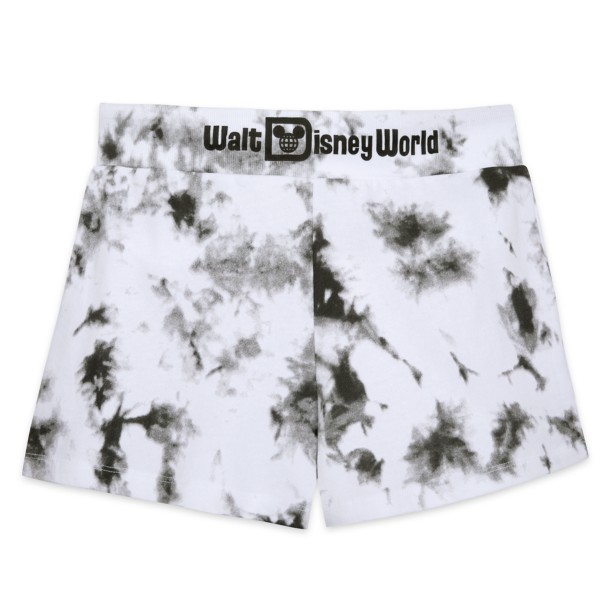 Walt Disney World Tie-Dye Shorts for Adults – Black