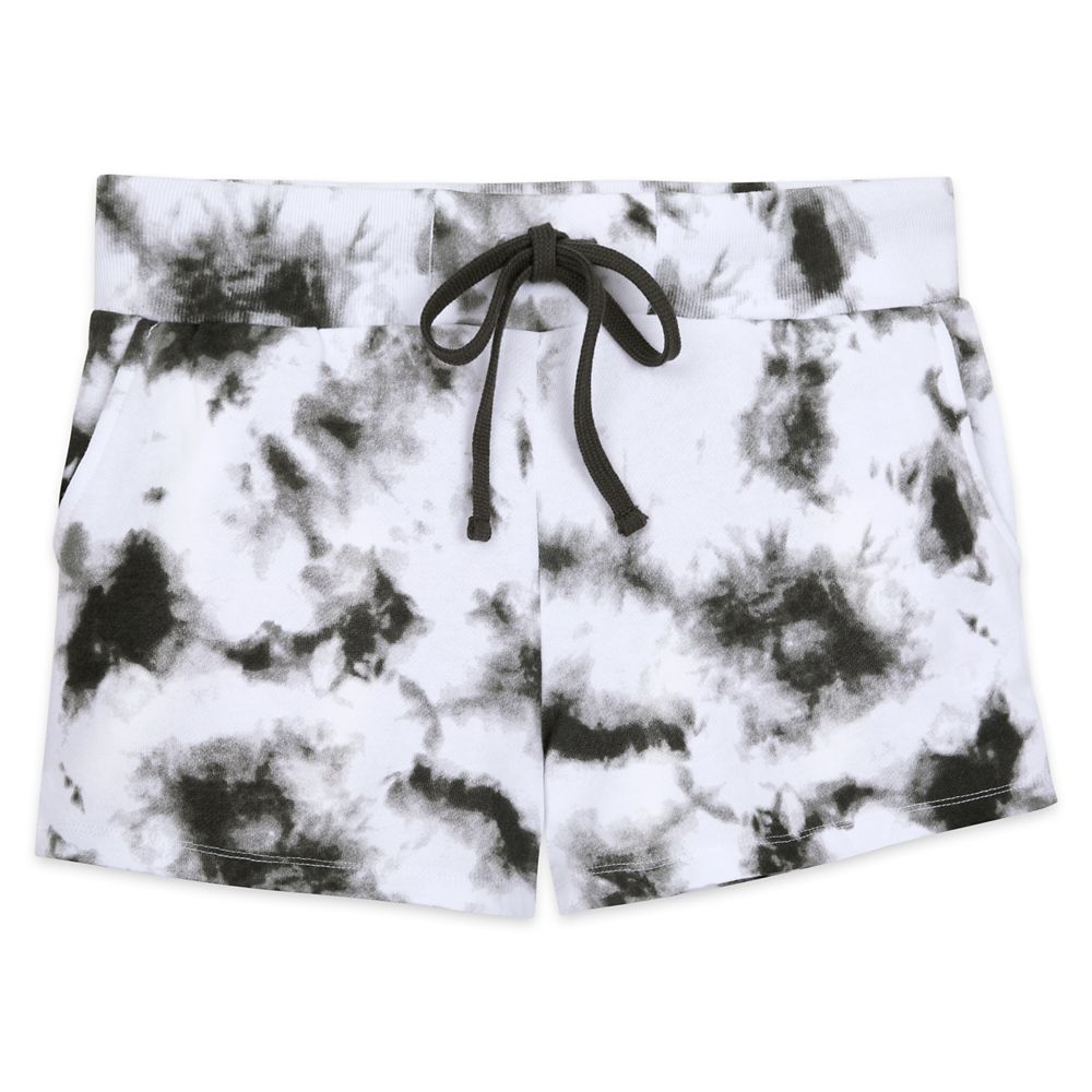 Disneyland Tie Dye Shorts for Adults – Black