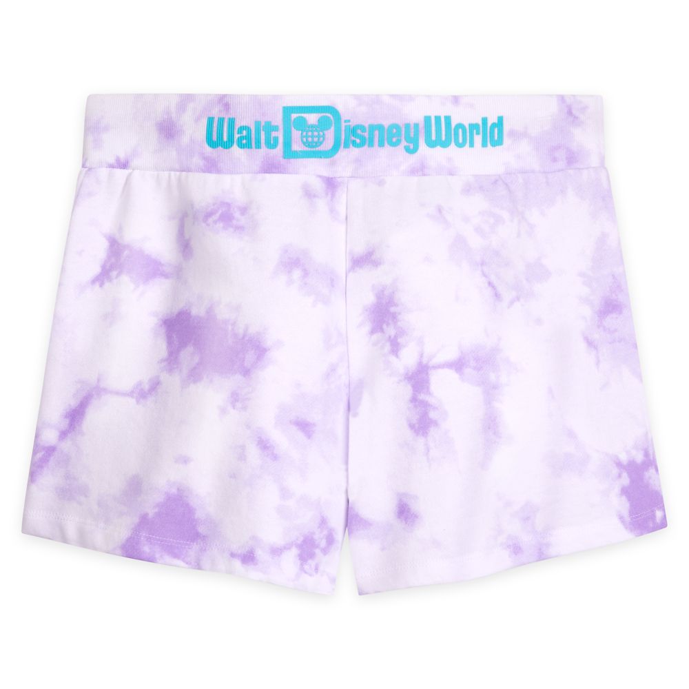 Walt Disney World Tie Dye Shorts for Adults – Lavender