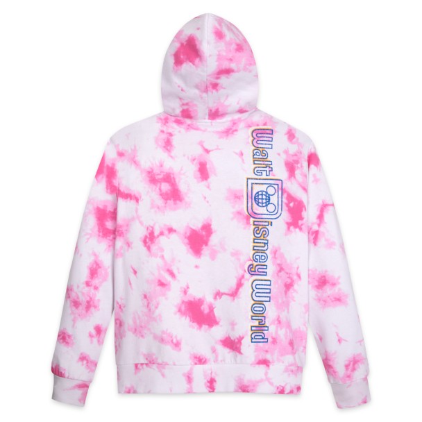 Minnie Mouse Tie-Dye Pullover Hoodie for Adults – Walt Disney World – Pink
