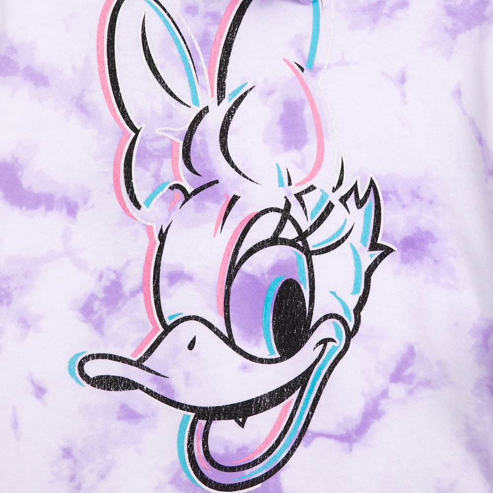 Daisy Duck Tie Dye Pullover Hoodie for Adults – Walt Disney World – Lavender