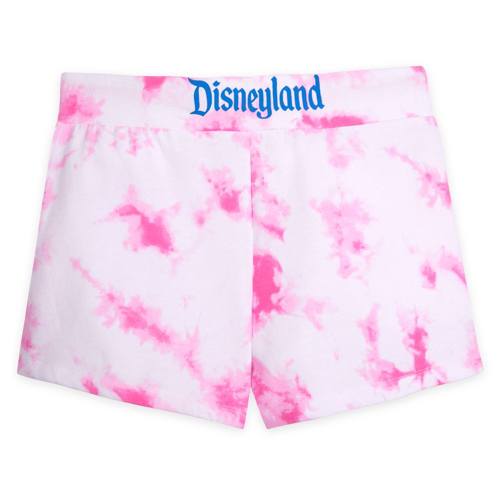 Disneyland Tie Dye Shorts for Adults – Pink