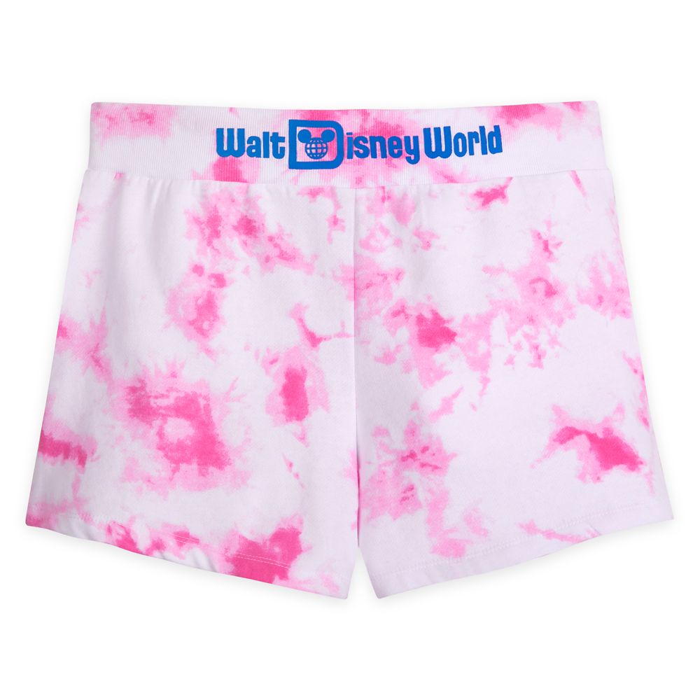 Walt Disney World Tie Dye Shorts for Adults – Pink