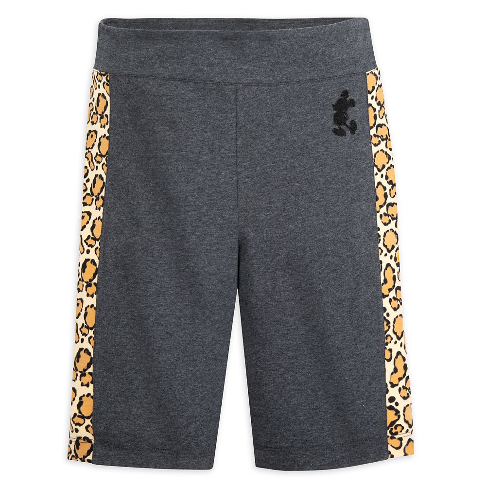 Mickey Mouse Animal Print Bike Shorts for Adults