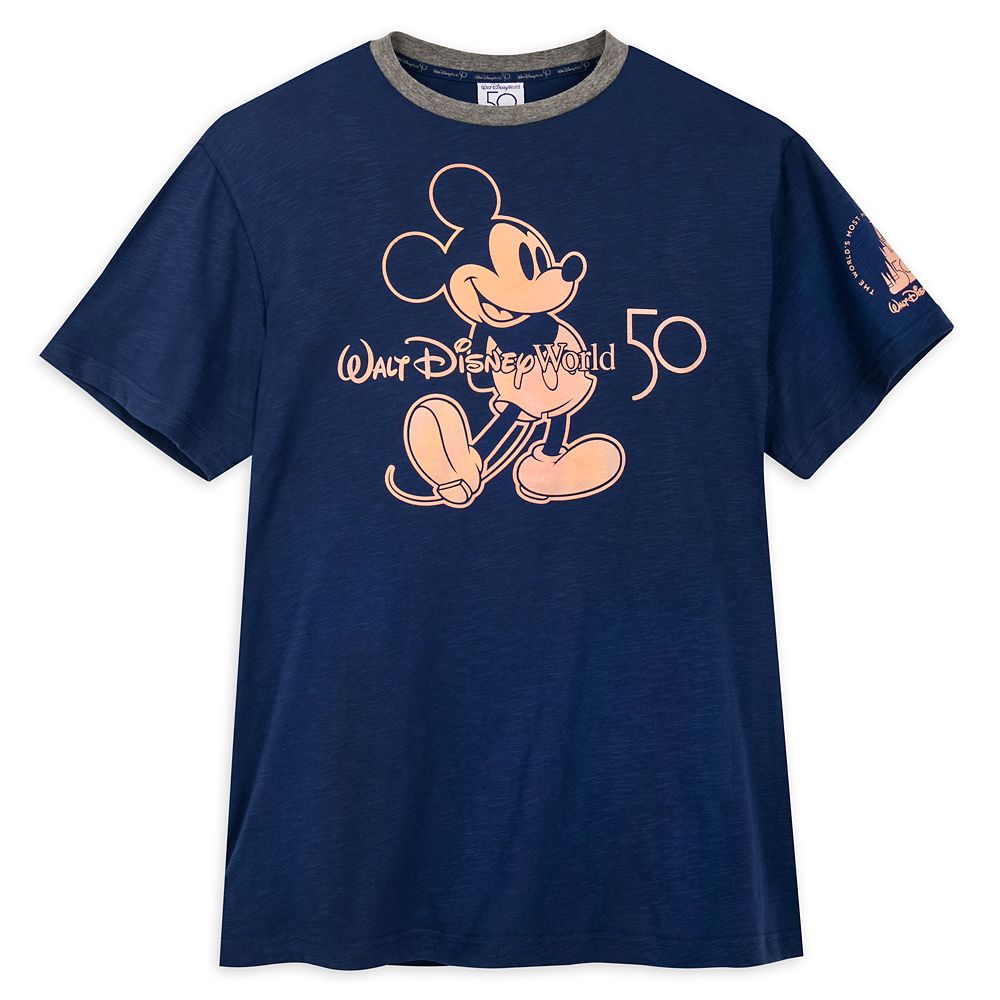 Walt Disney World 50th Anniversary Ringer T-Shirt for Adults | shopDisney