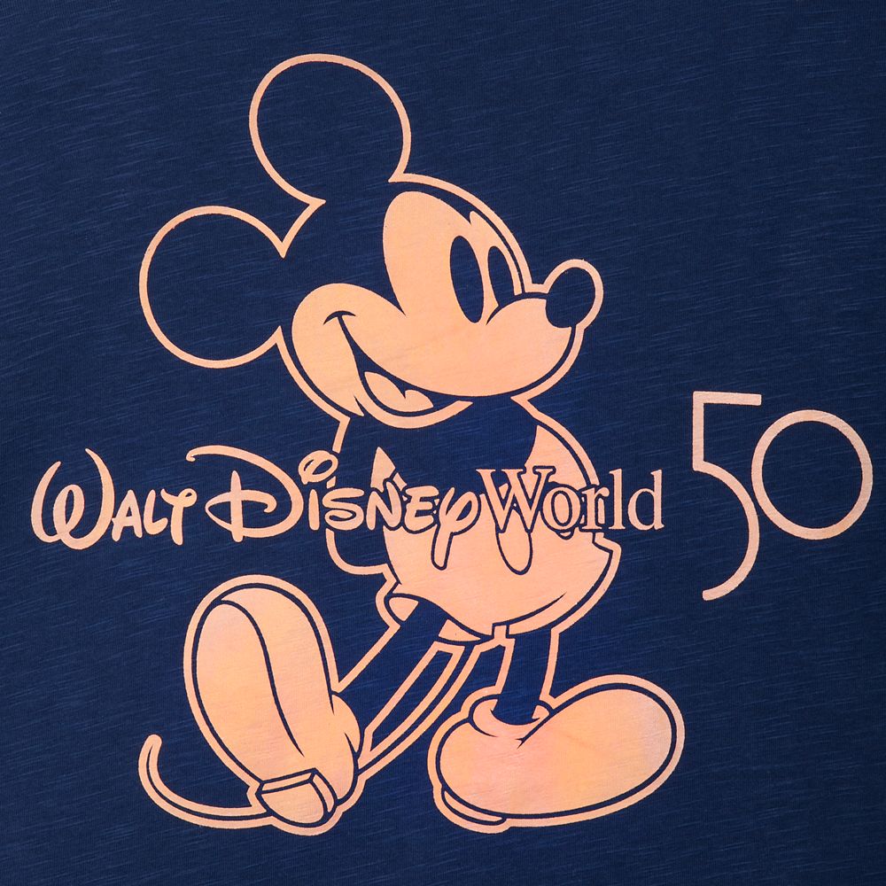 Walt Disney World 50th Anniversary Ringer T-Shirt for Adults