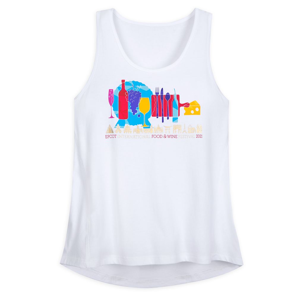 Epcot International Food & Wine Festival 2021 Tank Top for Adults