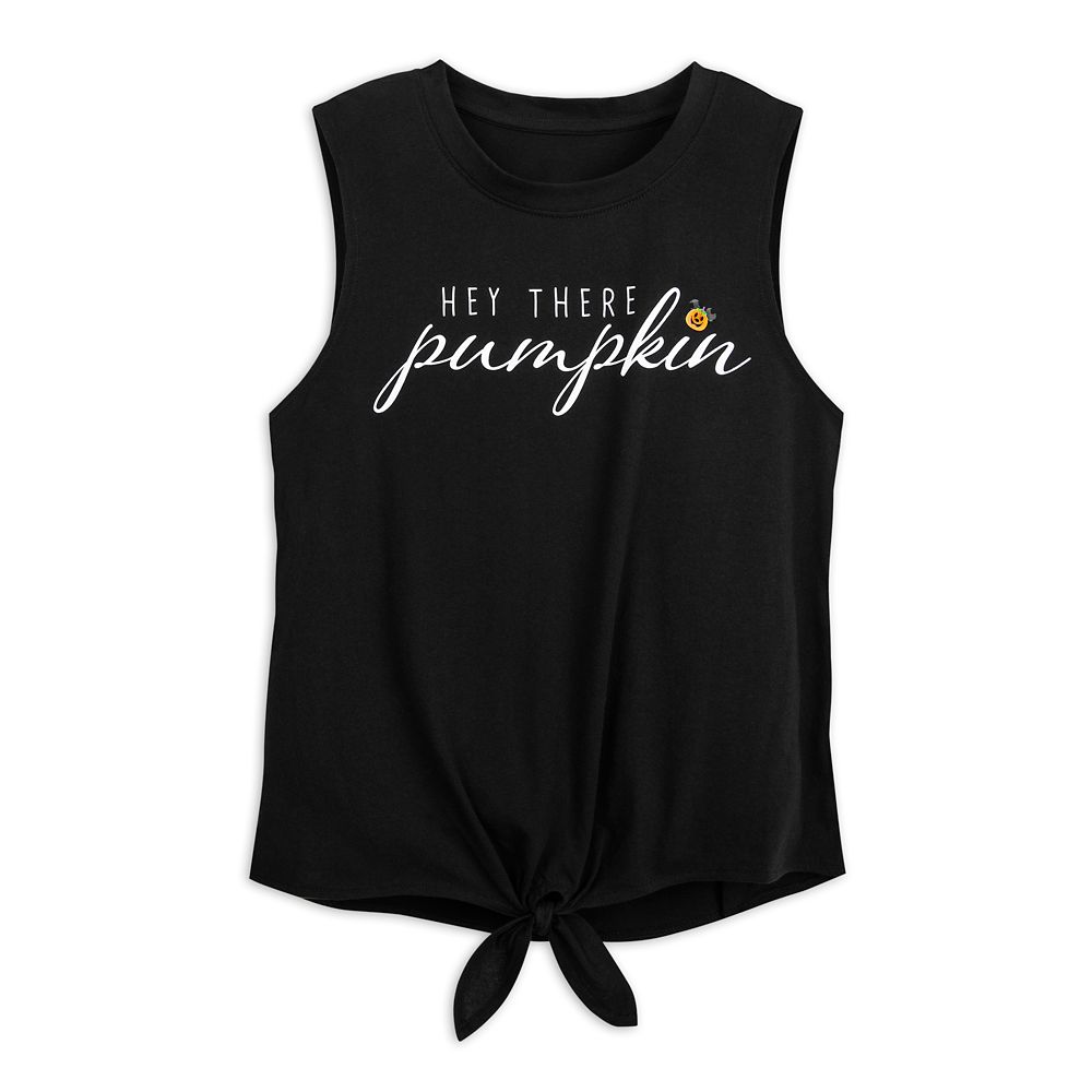 Mickey Mouse Pumpkin Tank Top for Women