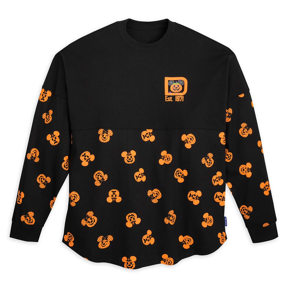 Mickey and Minnie Mouse Pumpkin Spirit Jersey for Adults – Walt Disney World