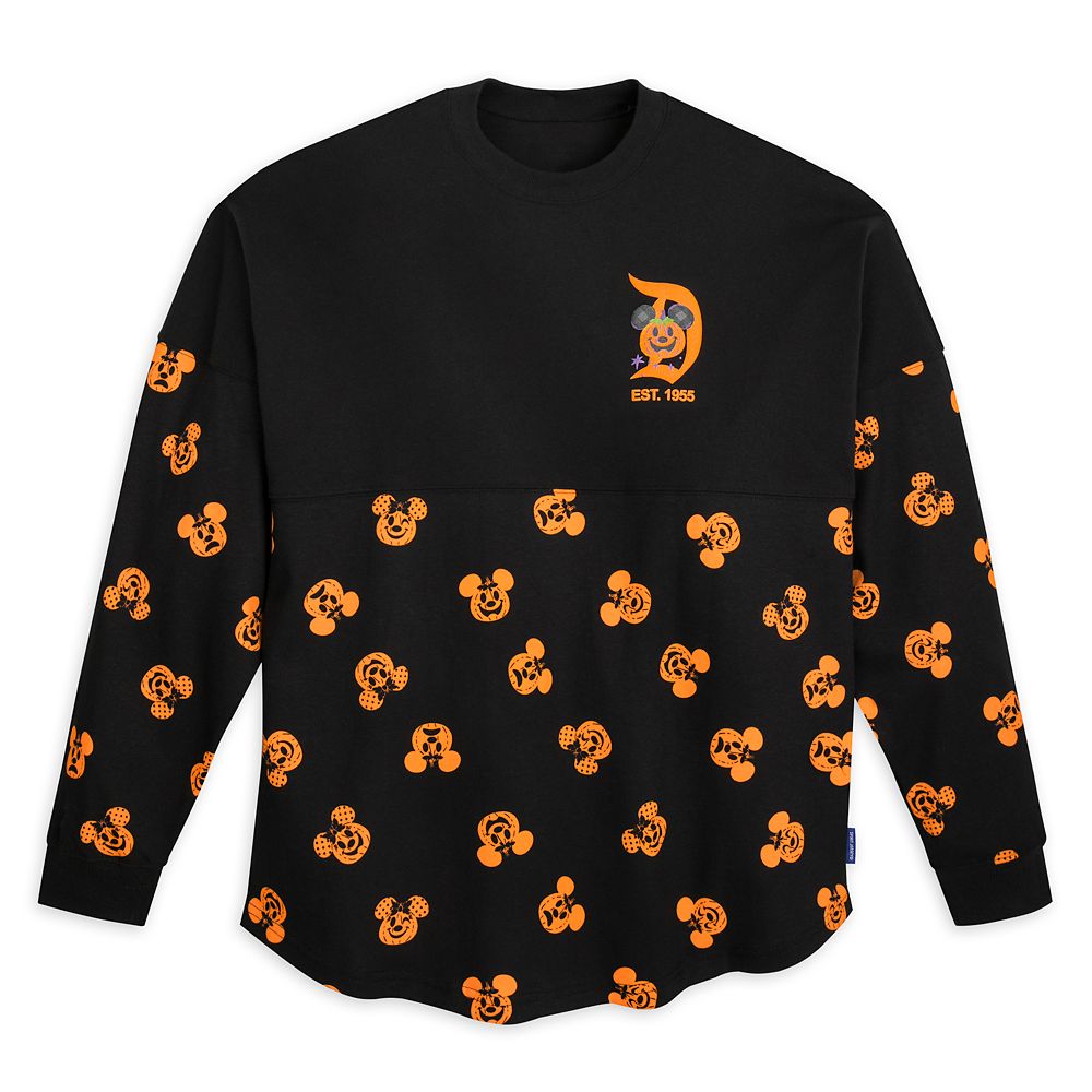 Mickey and Minnie Mouse Pumpkin Spirit Jersey for Adults – Disneyland