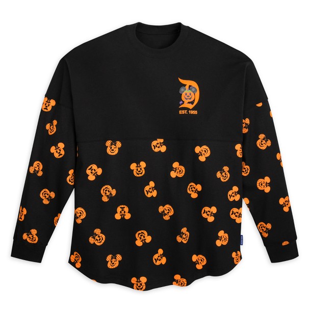 Mickey and Minnie Mouse Pumpkin Spirit Jersey for Adults – Disneyland ...