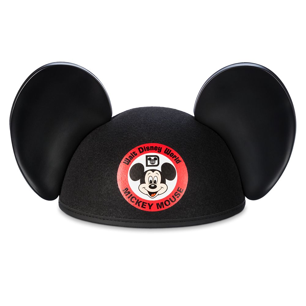Mickey Mouse Ear Hat for Adults – Walt Disney World 50th Anniversary Vault Collection – Black