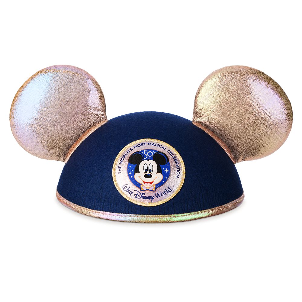 Mickey Mouse Ear Hat for Adults – Walt Disney World 50th Anniversary – Silver & Blue is now out