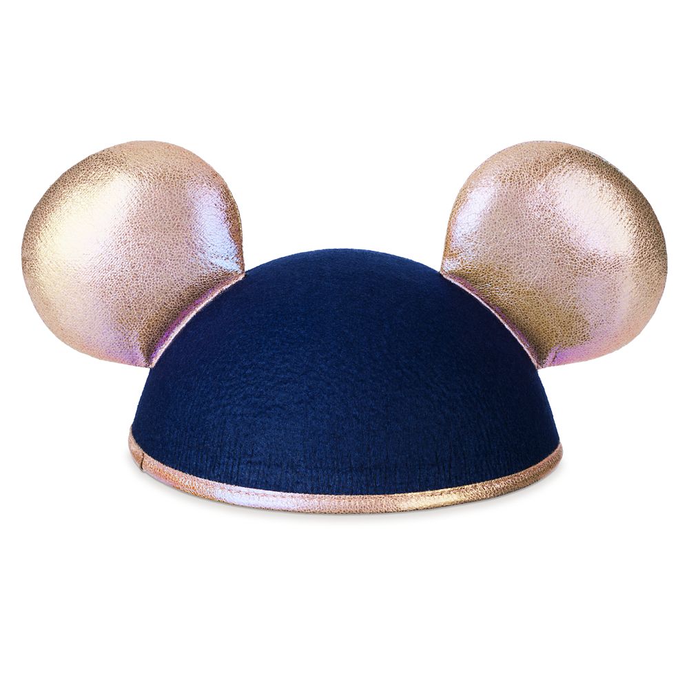 Mickey Mouse Ear Hat For Adults Walt Disney World 50th Anniversary Silver And Blue Is 