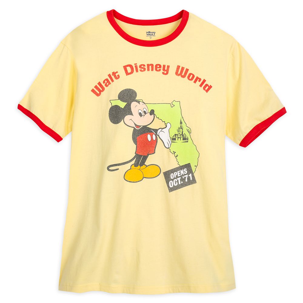 Mickey Mouse And Florida Ringer T Shirt For Adults Walt Disney World 50th Anniversary Shopdisney