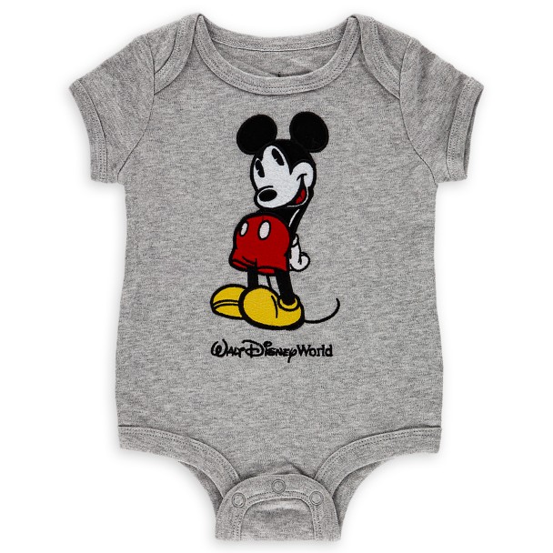 Mickey Mouse Bodysuit for Baby – Walt Disney World – Gray