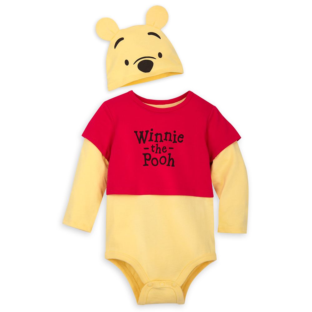 Winnie the Pooh Classic Costume Bodysuit with Hat for Baby here now