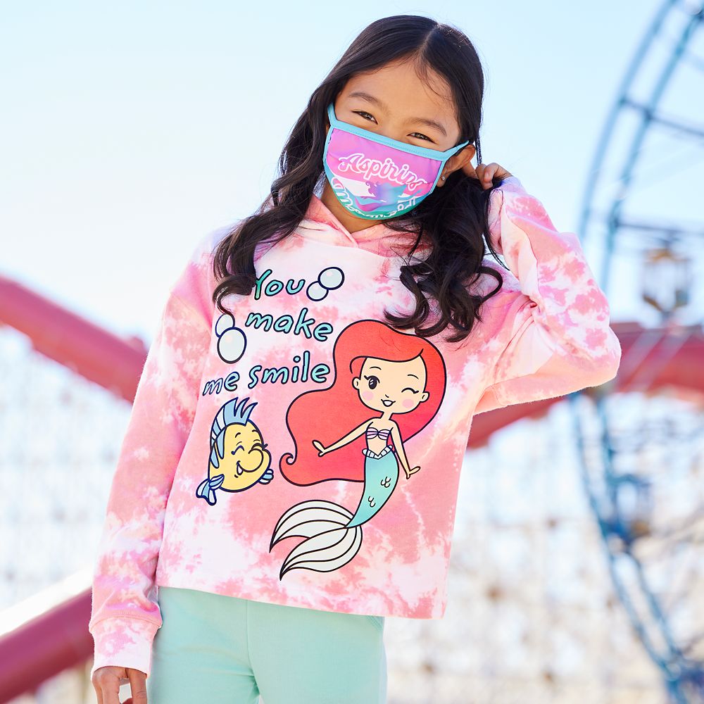 Ariel and Flounder Pullover Hoodie for Kids