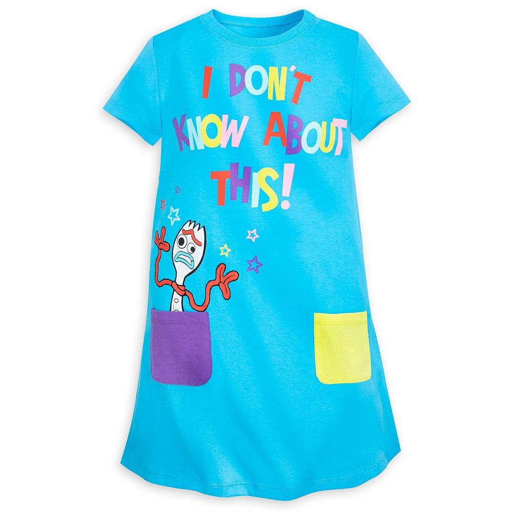 Forky T-Shirt Dress for Kids – Toy Story 4