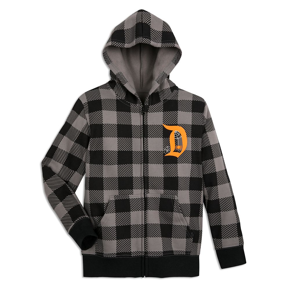 Mickey Mouse Plaid Halloween Zip Hoodie for Kids – Disneyland