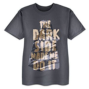 The Dark Side Made Me Do It T-Shirt for Kids - Star Wars
