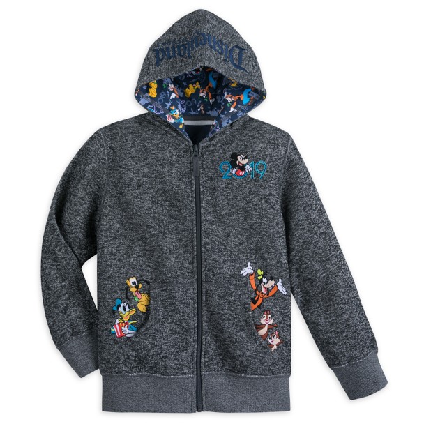 Mickey Mouse and Friends Knit Hoodie for Boys - Disneyland 2019 ...