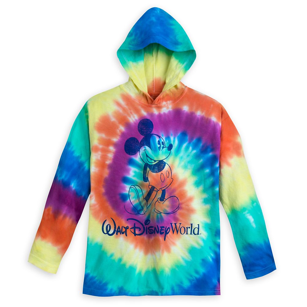 tie dye mickey mouse hoodie