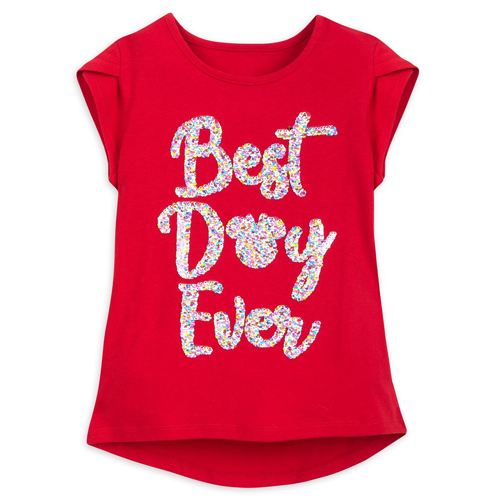 Disney Parks Reversible Sequin T-Shirt for Girls