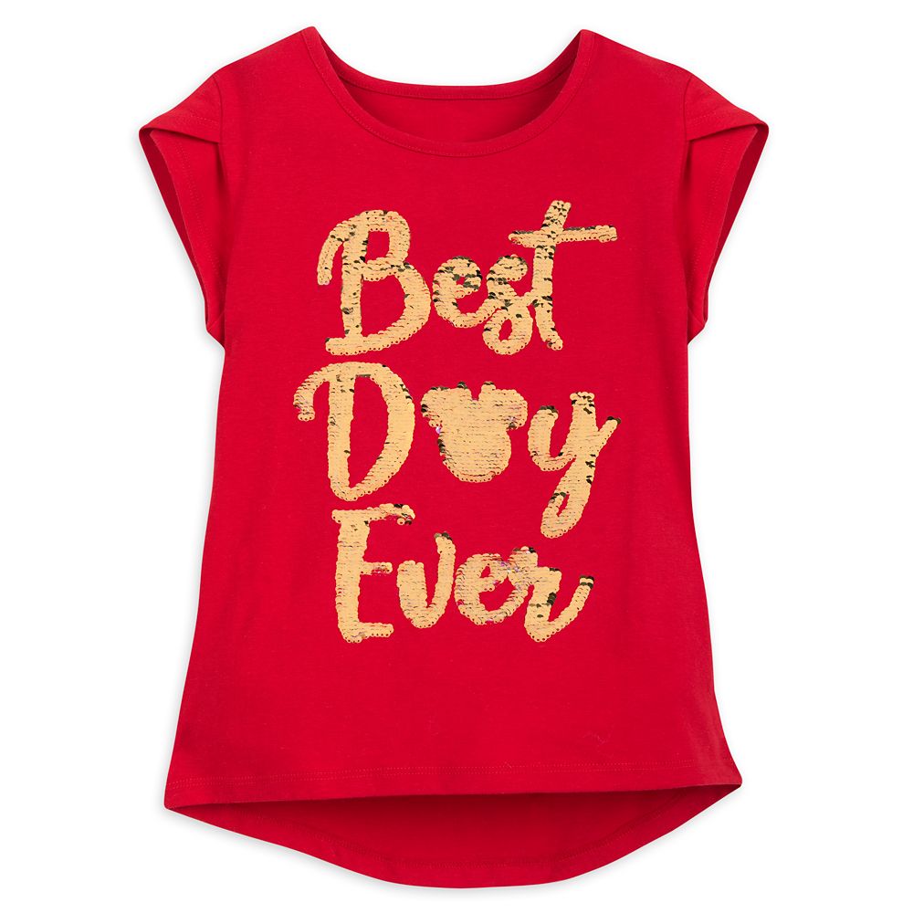 Disney Parks Reversible Sequin T-Shirt for Girls