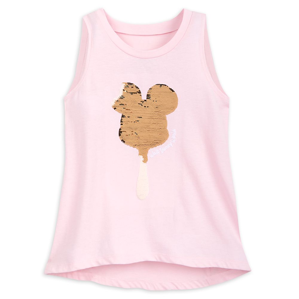 Mickey Mouse Ice Cream Bar Reversible Sequin Tank Top for Girls – Walt Disney World