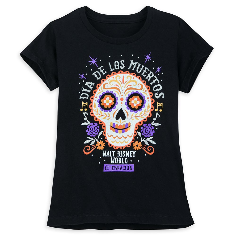 Dia de los Muertos Celebration T-Shirt for Girls – Walt Disney World