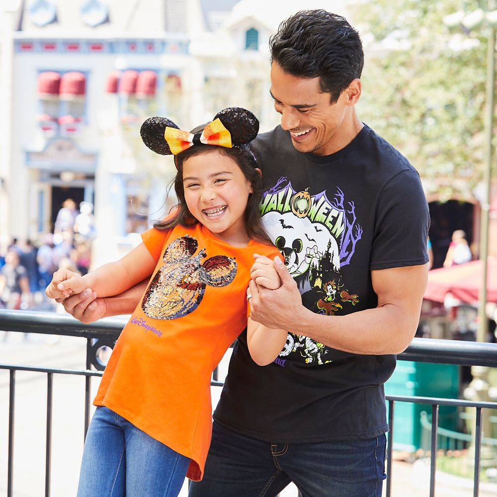 Mickey Mouse Reversible Sequin Pumpkin T-Shirt for Girls – Walt Disney World