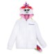 Rainbow Unicorn Plush Zip Hoodie for Girls