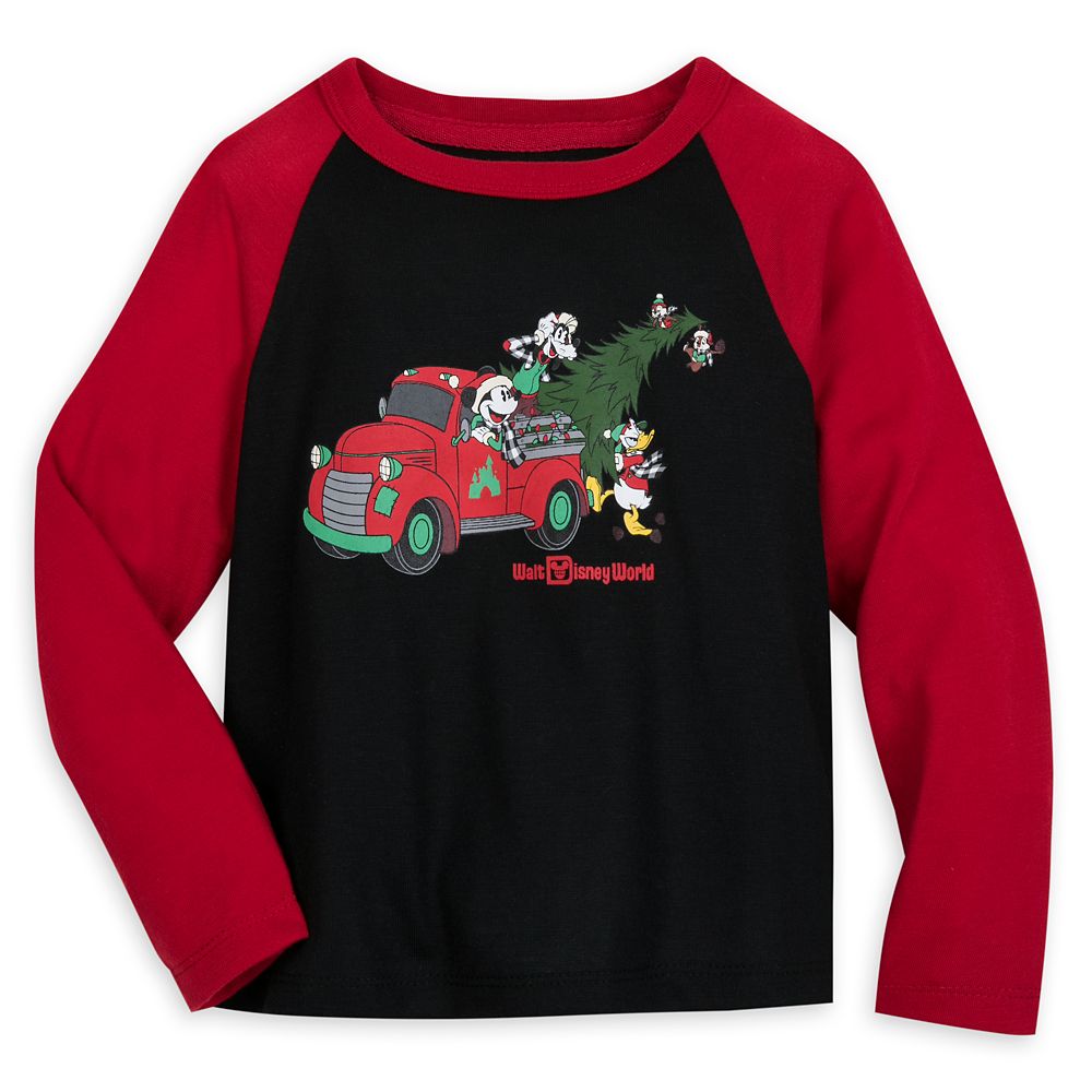 Mickey Mouse and Friends Holiday Pajama Top for Boys – Walt Disney World