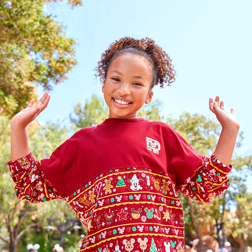 Mickey and Minnie Mouse Holiday Spirit Jersey for Kids – Walt Disney World