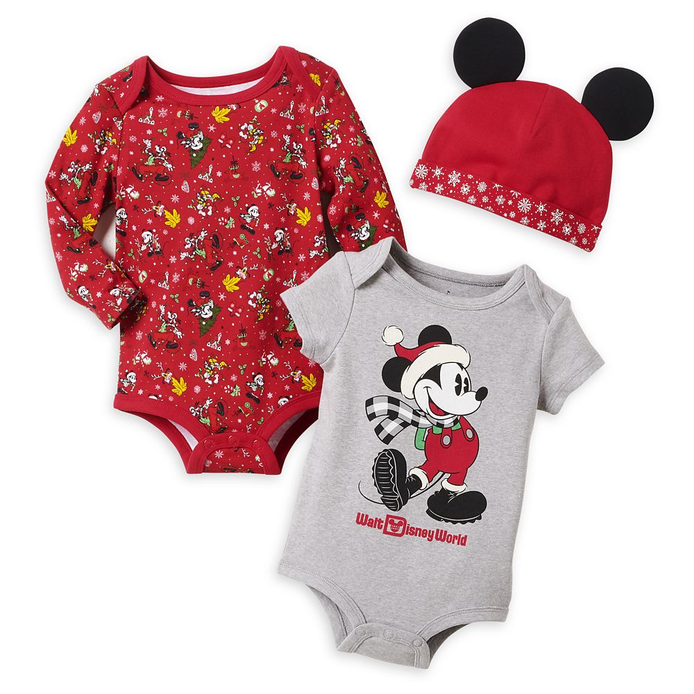 Mickey Mouse Holiday Bodysuit Set for Baby – Walt Disney World