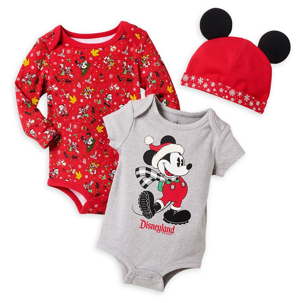 Mickey Mouse Holiday Bodysuit Set for Baby – Disneyland