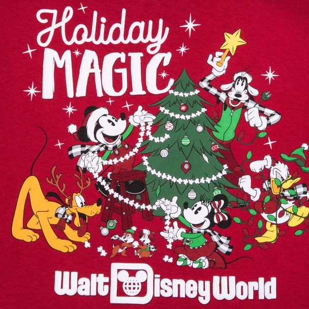 Mickey Mouse and Friends Holiday Magic T-Shirt for Kids – Walt Disney World