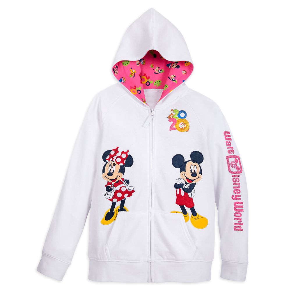 Mickey Mouse and Friends Zip-Up Hoodie for Girls – Walt Disney World 2020