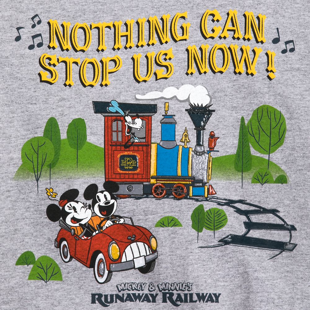 Mickey and Minnie Mouse Runaway Railway T-Shirt for Kids