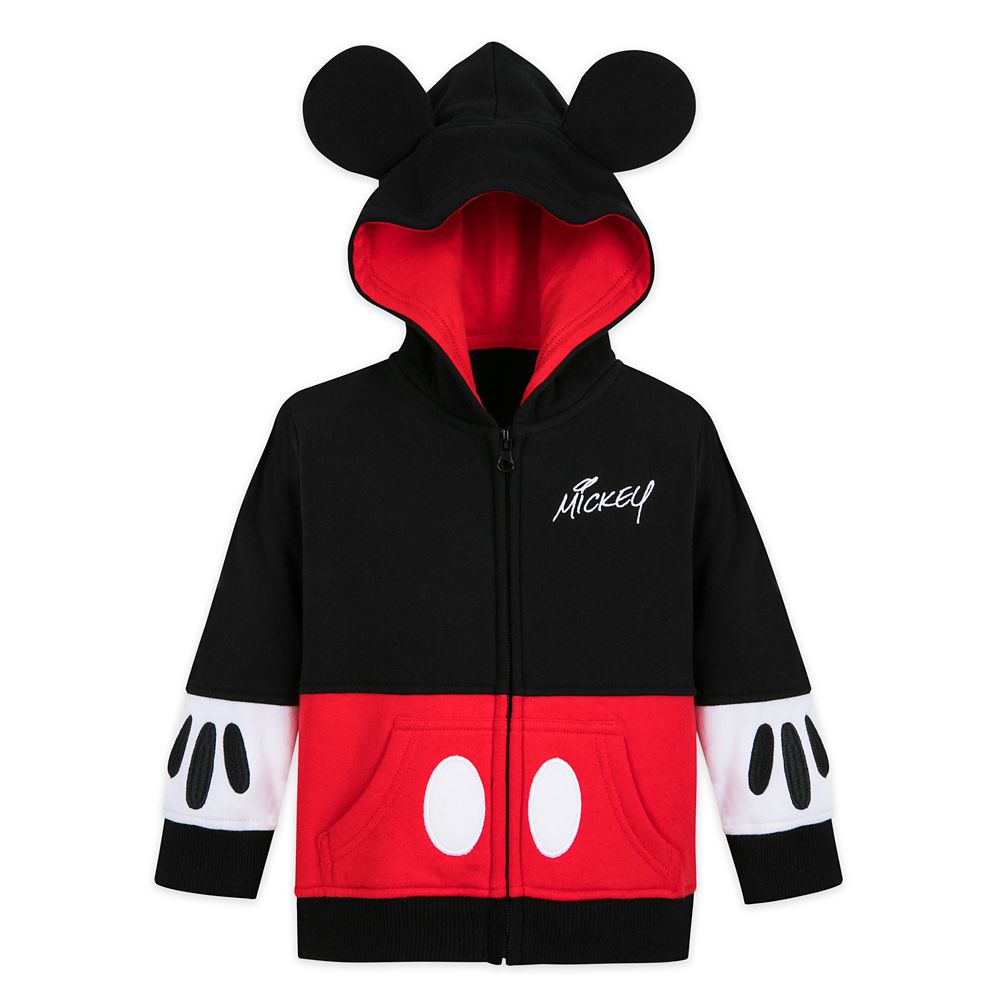 infant red zip up hoodie