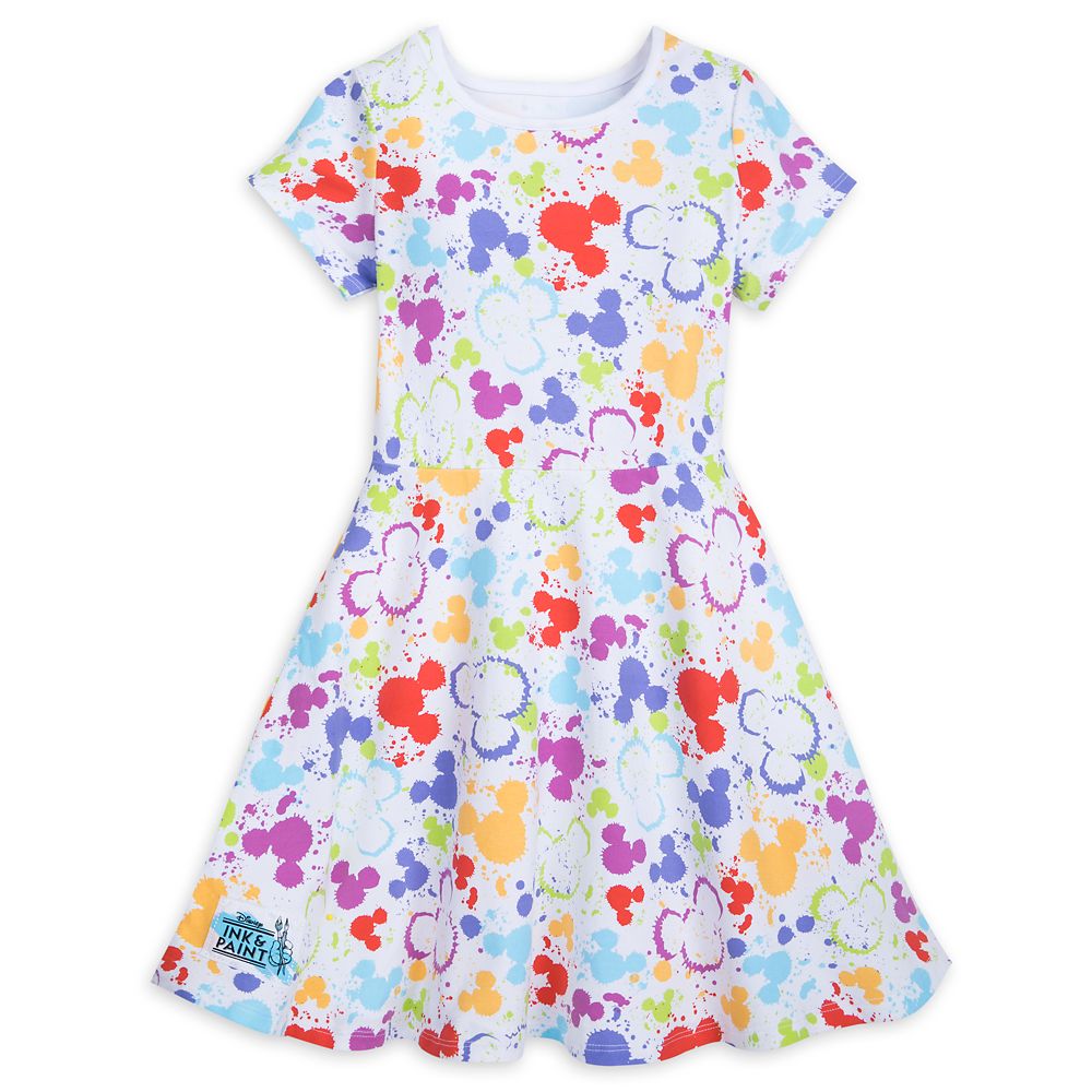 Mickey Mouse Icon Dress for Girls – Disney Ink & Paint